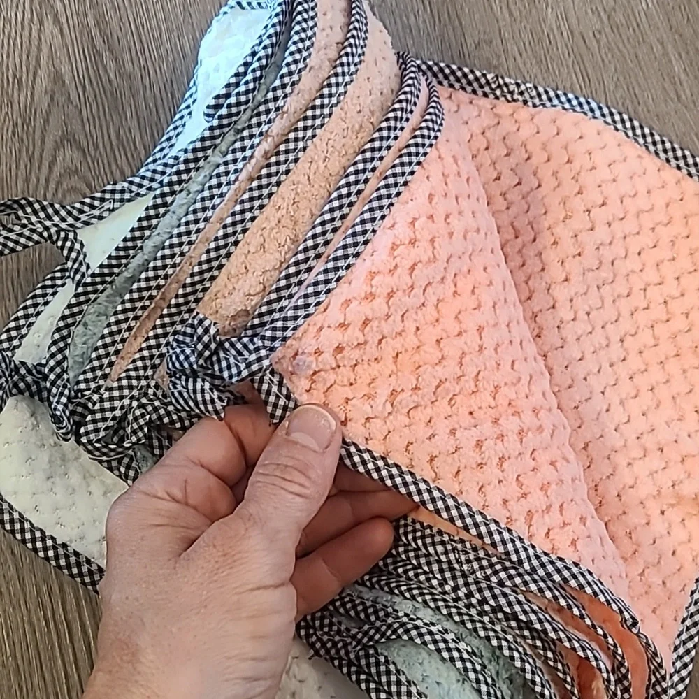 New BUNDLE OF 10 Pastel Wash Cloth Set